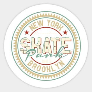 New York Skate Park Sticker